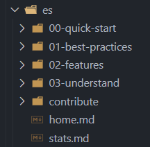 spanish folder spanish expample